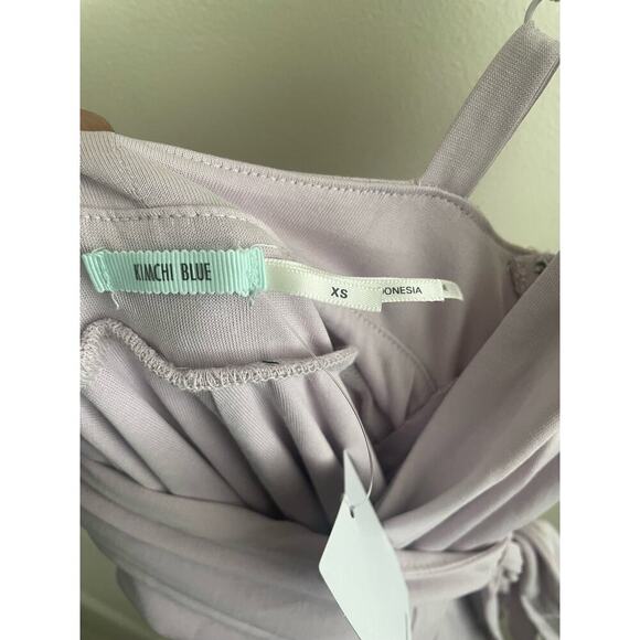 Urban Outfitter Kimchi Blue Veruca Cupro Wrap-Front Romper - Picture 3 of 5